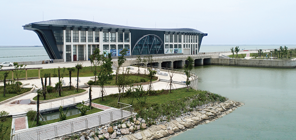 省重点项目-温州市尊龙凯时一期围垦工程（北片）--西河堤水闸2020.6.30竣工.bmp